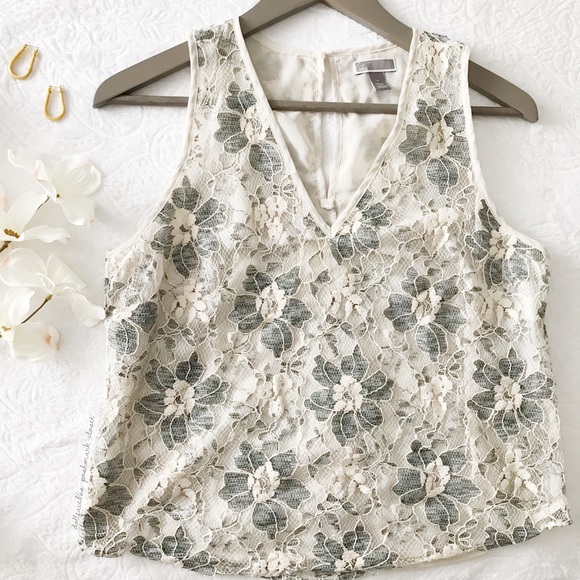Chelsea28 Tops - Chelsea 28 Lace V Neck Top
